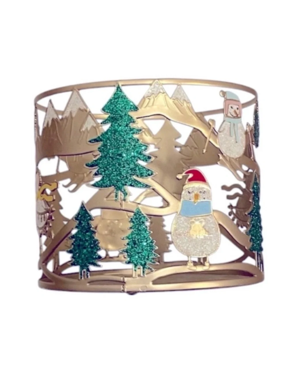 Winter Themed Candle Holder - Picture 3 of 3